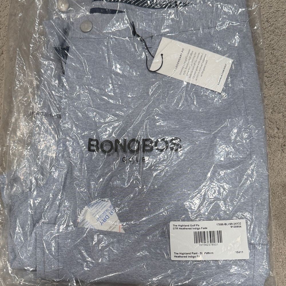 Bonobos Sky Blue Casual Pants